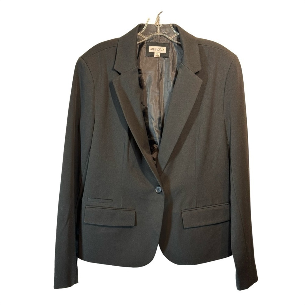 Merona Single Breasted Blazer in Black NWOT